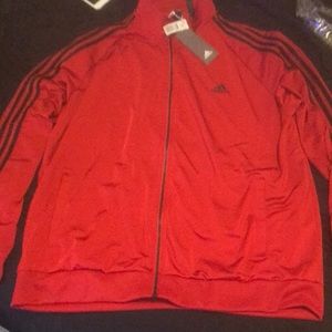 Adidas Red Track Jacket USA 2xL